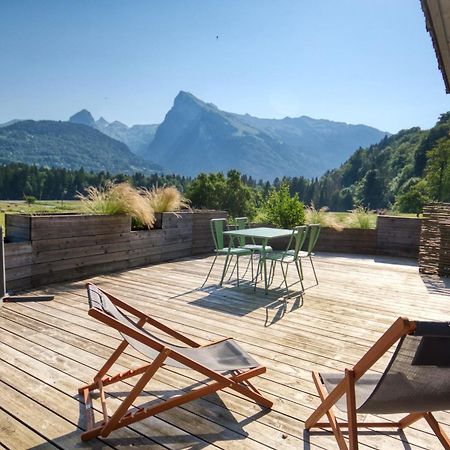 Duplex 2 Chambres Avec Grande Terrasse, Animaux Acceptes, A Samoens - Fr-1-642-77 Εξωτερικό φωτογραφία